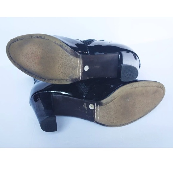 AQUATALIA PATENT LEATHER ANKLE BOOTS - Picture 7 of 7